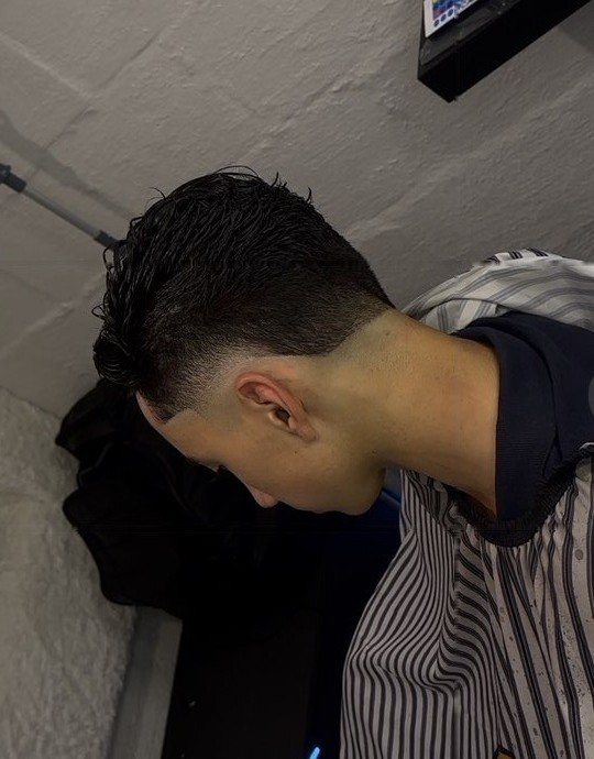 Lav fade sett fra siden